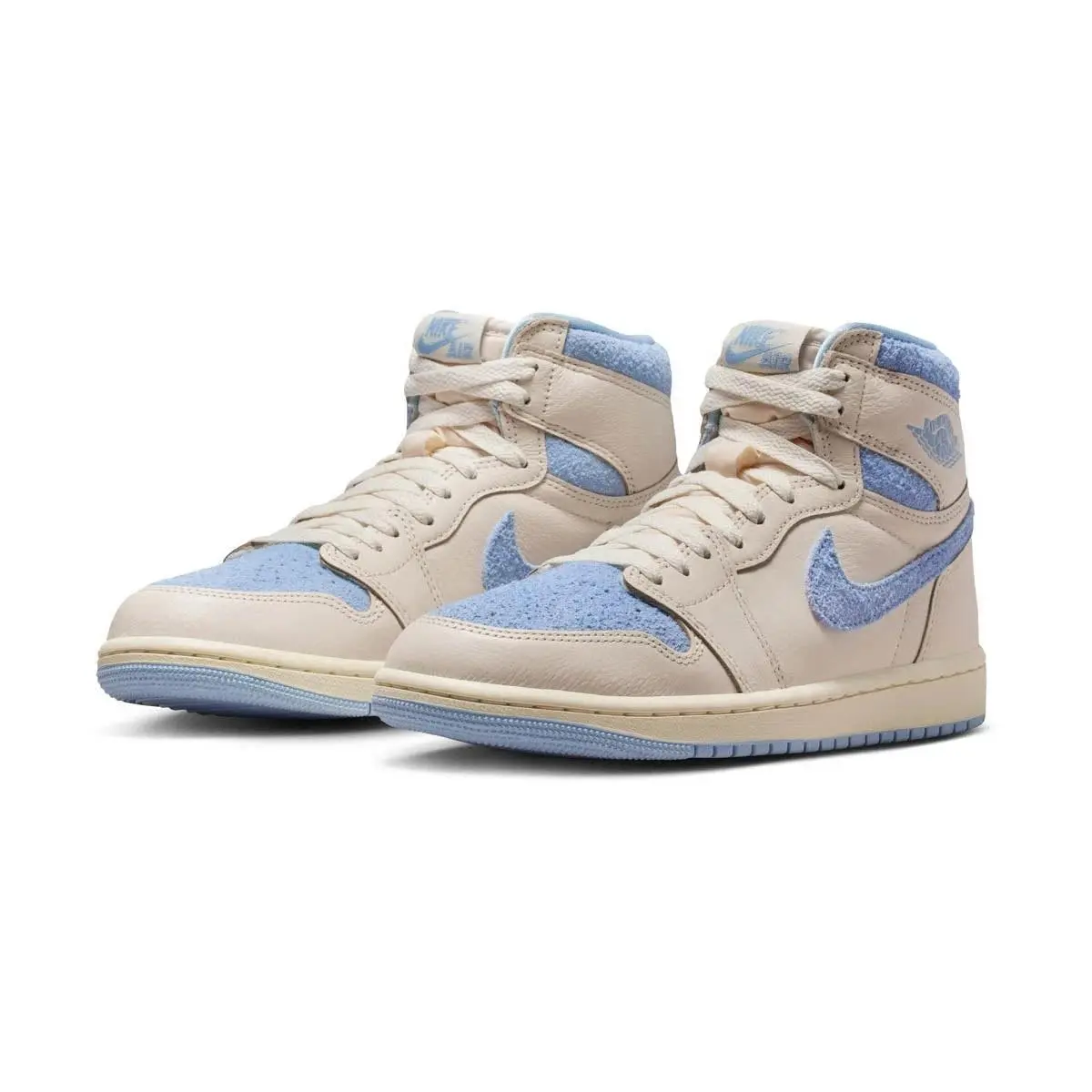 Nike shoes - Air Jordan 1 - Air - FD2596-102-SIZE - PALE IVORY/PSYCHIC BLUE-COCONUT MILK (UPC: 198726558346) 1