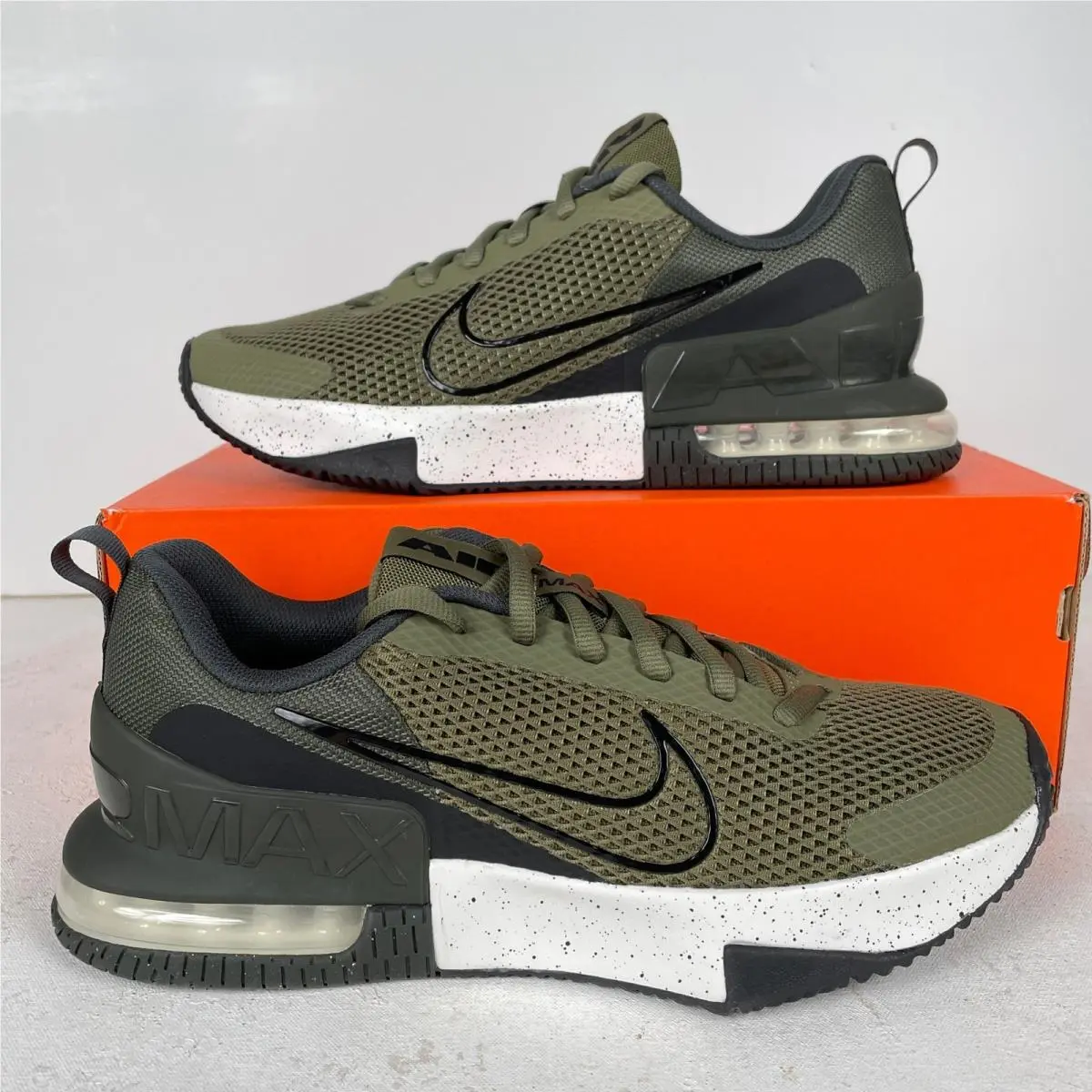 Nike Air Max Alpha Trainer 6 Training Shoes Mens 10.5 Olive Sneakers FQ1833-200
