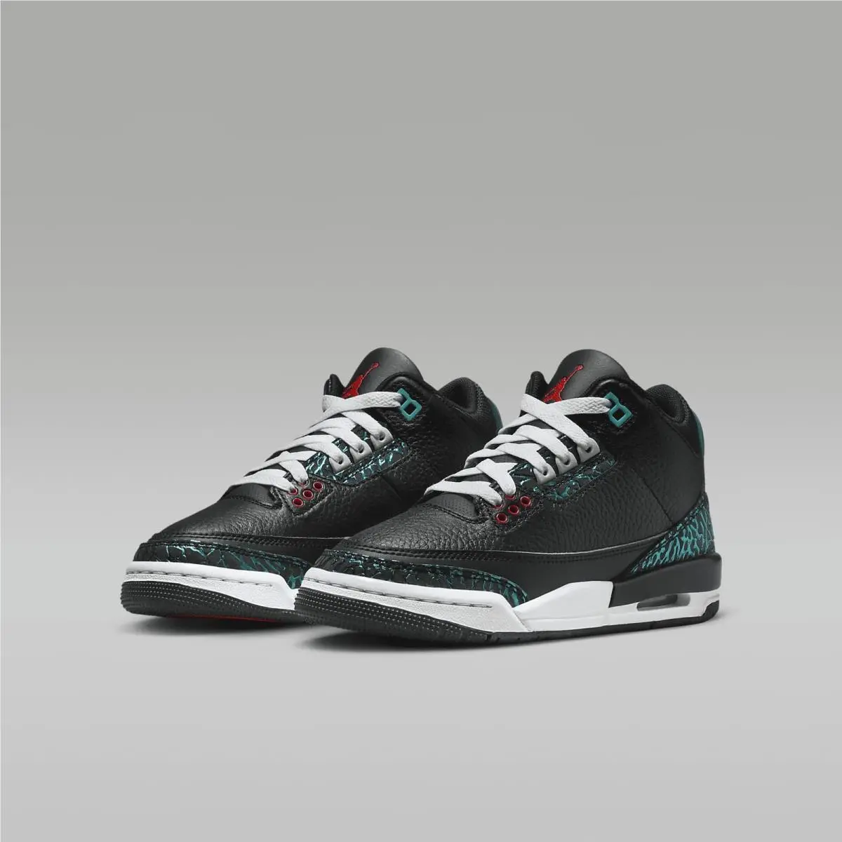 Nike shoes - Black/Hyper Jade/White/Siren Red (UPC: 197597027982) 3