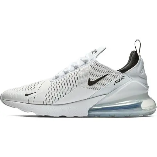 Nike Men`s Air Max 270 Shoes White/black-white 10