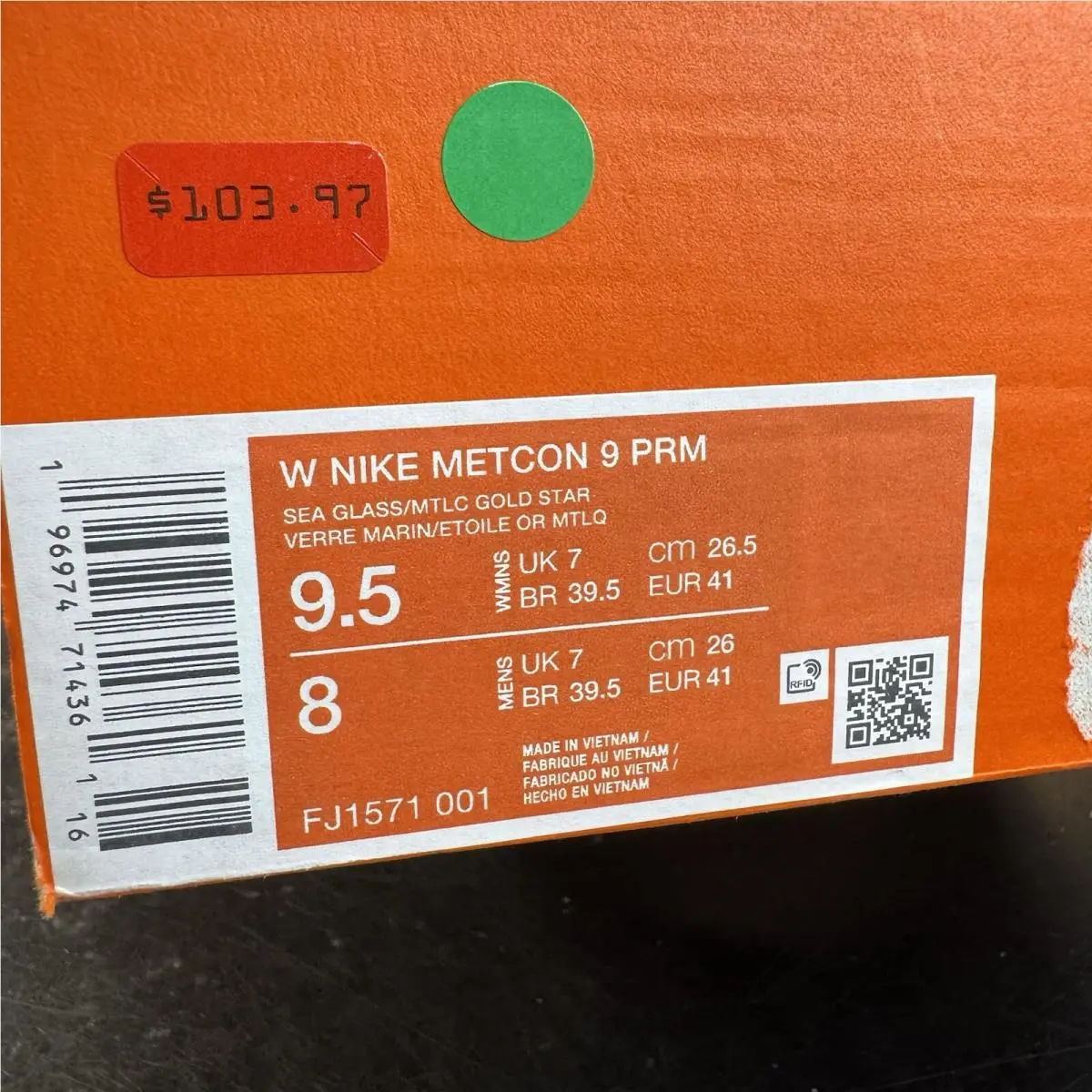 Nike shoes - Nike Metcon - Metcon - FJ1571 001 - Green (UPC: 196974713432) 7