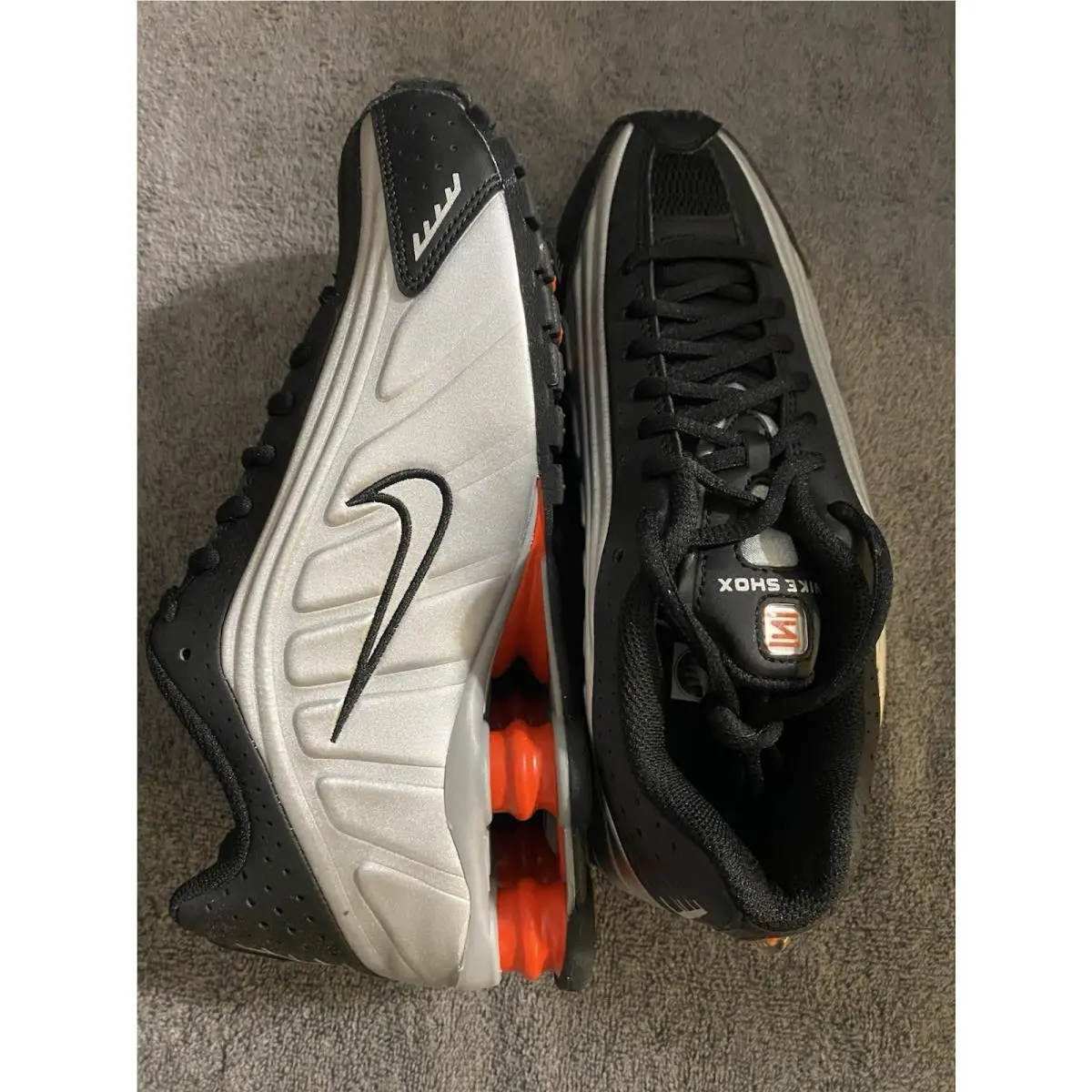 Nike shoes - Nike Shox R4 - Shox - Silver 3