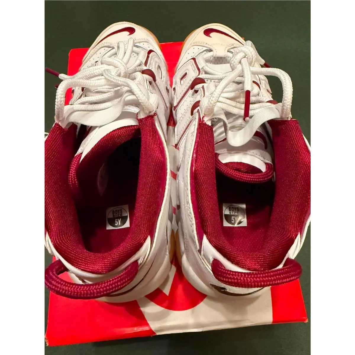Nike shoes - Nike Air More Uptempo GS - White (UPC: 196975931576) 3