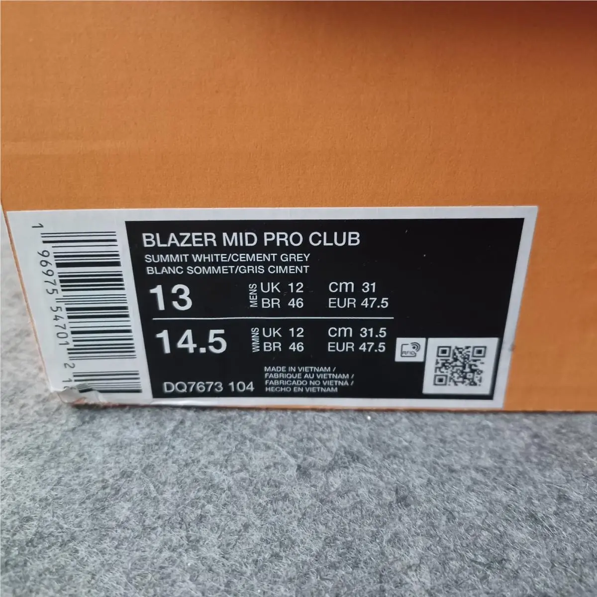 Nike shoes - Blazer Mid Pro Club - Blazer Mid Pro Club - DQ 7673-104 - White 13