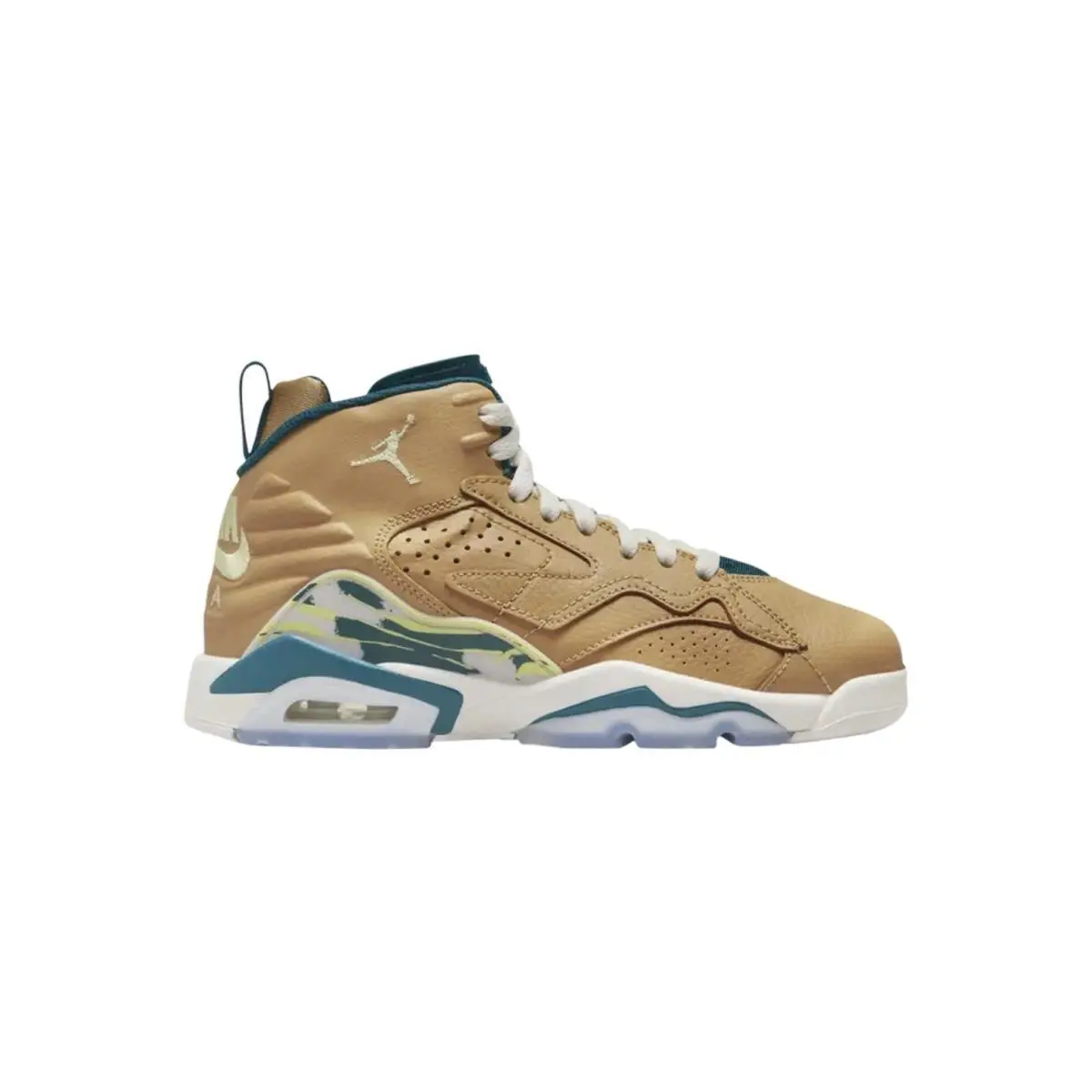 Nike Air Mvp GS `twine Geode Teal` Jordan Sneakers DZ5577-700 Size 5.5
