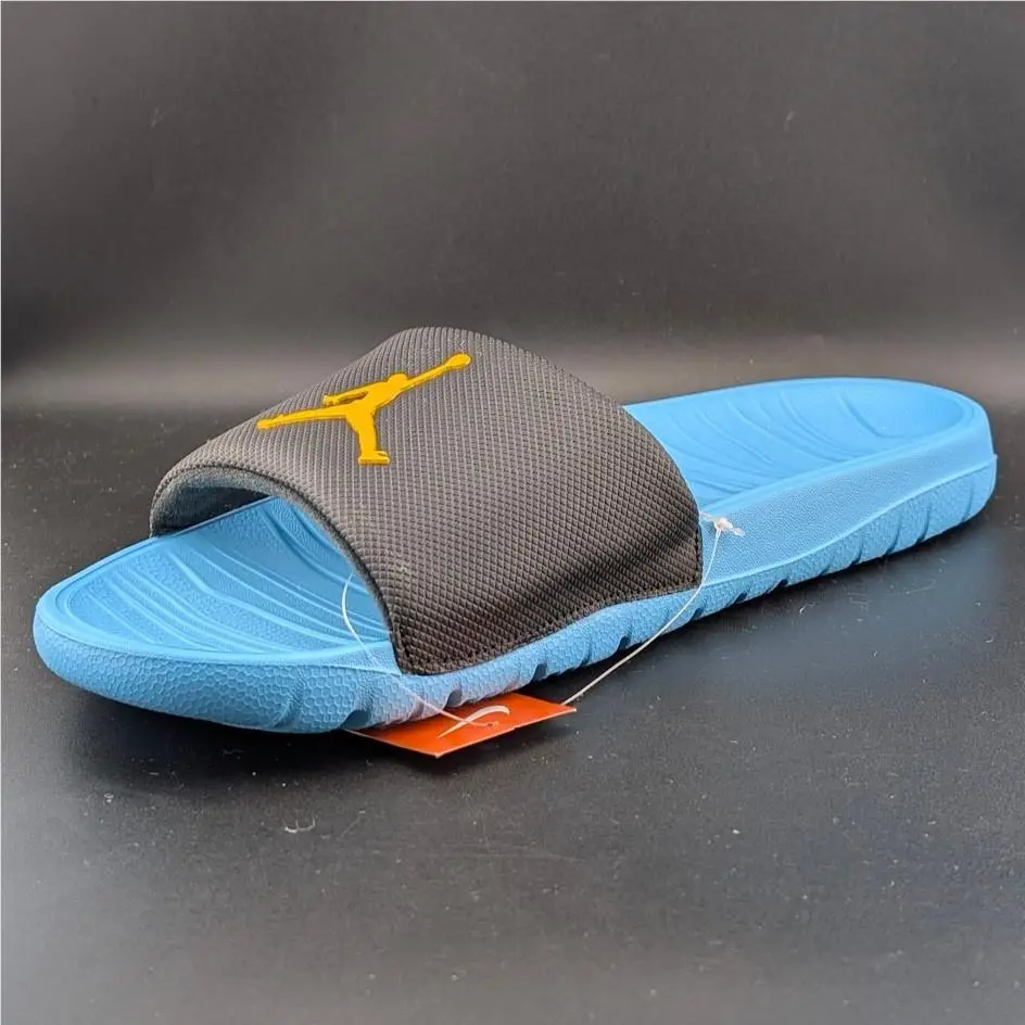 Nike shoes - Jordan Break Slide - Break Slide - AR6374-031 - Turquoise / Black / Gold (UPC: 192502552313) 4