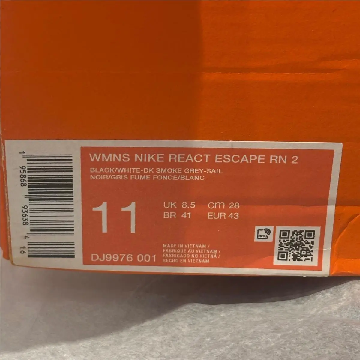 Nike shoes - Nike React Escape Run 2 - Black 6