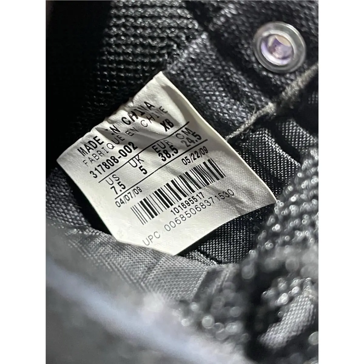 Nike shoes - Nike Blazer - Blazer - 317808-002 - Black/Black-Cl Grey-Varsity Purple 4