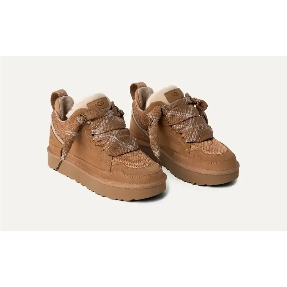 Ugg Lowmel 1144032-CHE Sneakers Women`s Chestnut Suede Lifestyle Shoes GUG89
