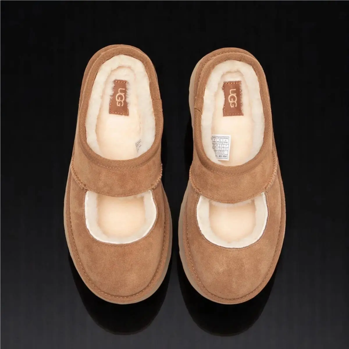 UGG shoes - Ugg Bea Mary Jane Kids - 1166552K-CHE - Brown 1