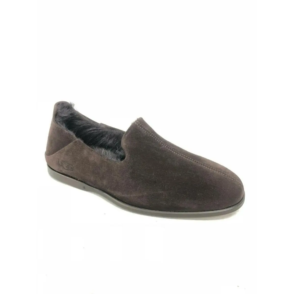 Ugg Women`s Chateau Slippers Shoes Stout Brown Suede Toscana 1107791 Size 10