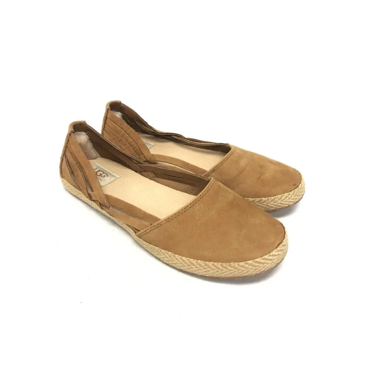 Ugg Women`s Cicily Chestnut Flats Shoes 1006664 Slip On Size 9.5