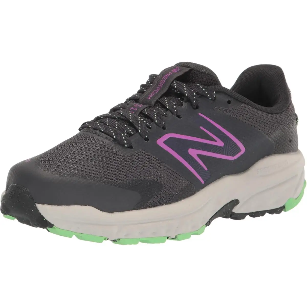 New Balance shoes - WT510LG6-050 - Vintage Indigo/Bleached Lime Glo/Purple Fade 3