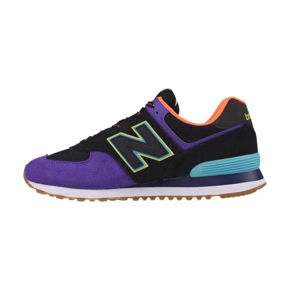New Balance shoes - Prpl/Blk/Neon 2