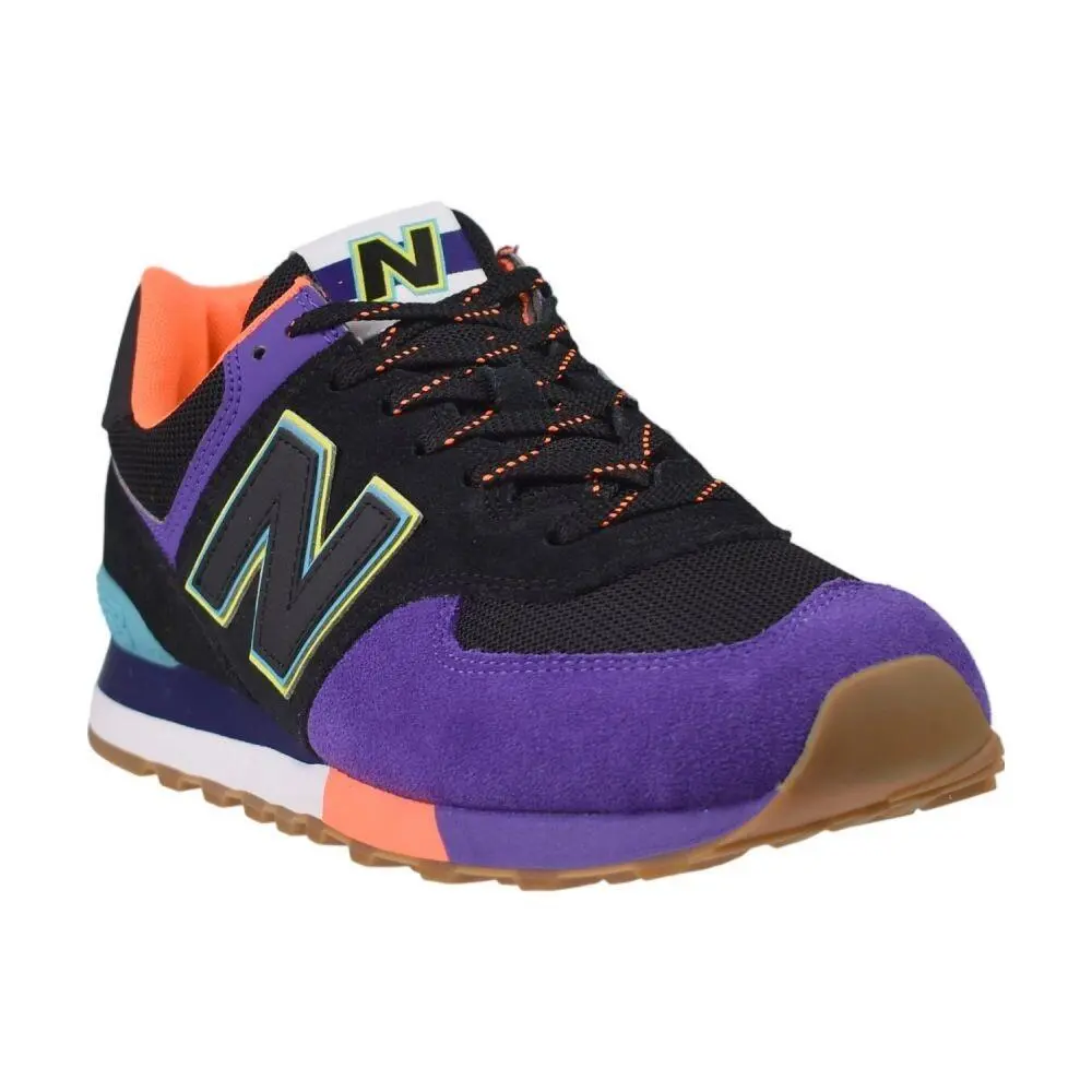 New Balance shoes - Prpl/Blk/Neon 6