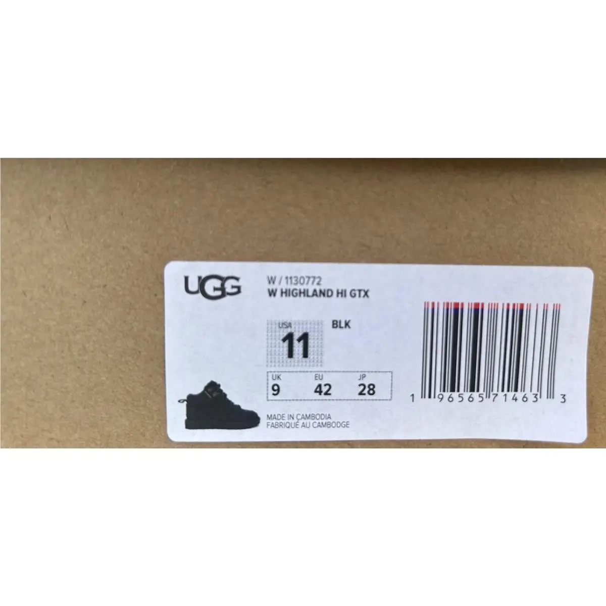 UGG shoes - UGG Highland - Highland - Black (UPC: 196565714633) 4