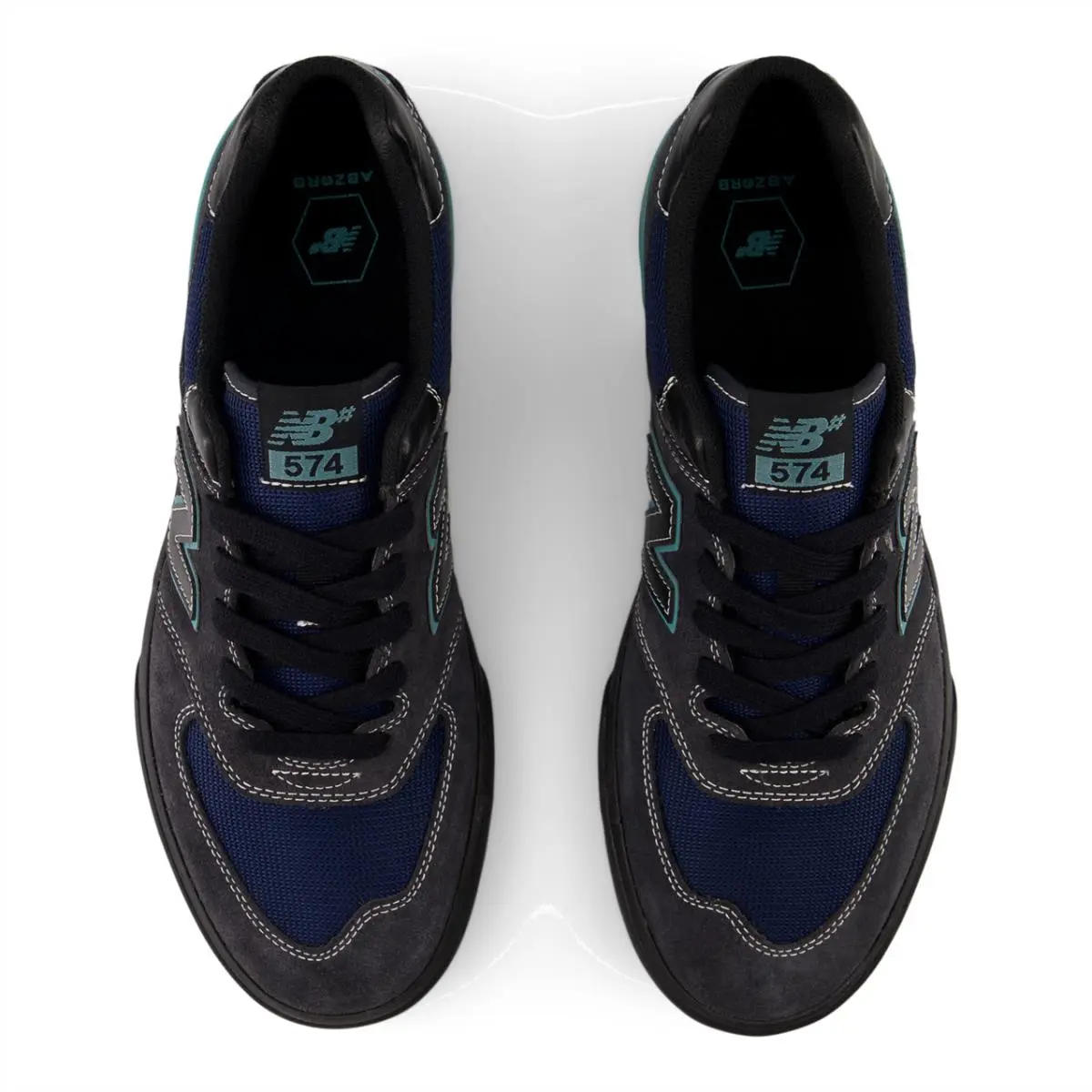 New Balance shoes - New Balance Numeric Men`s Nb Numeric 574 Vulc Faded Black Shoes - UN574VGT - Faded Black 7