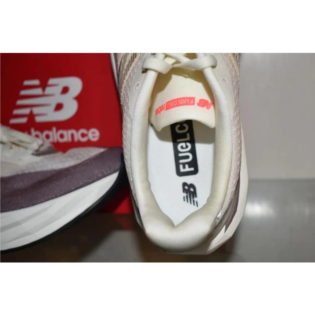 New Balance shoes - New Balance FuelCell Rebel V5 Running Shoes - WFCXLJ5 - Beige 1