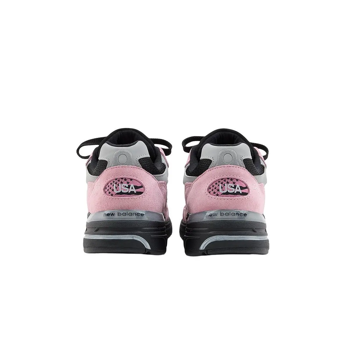 New Balance shoes - Pink Taffy/Black/Slate Grey 2