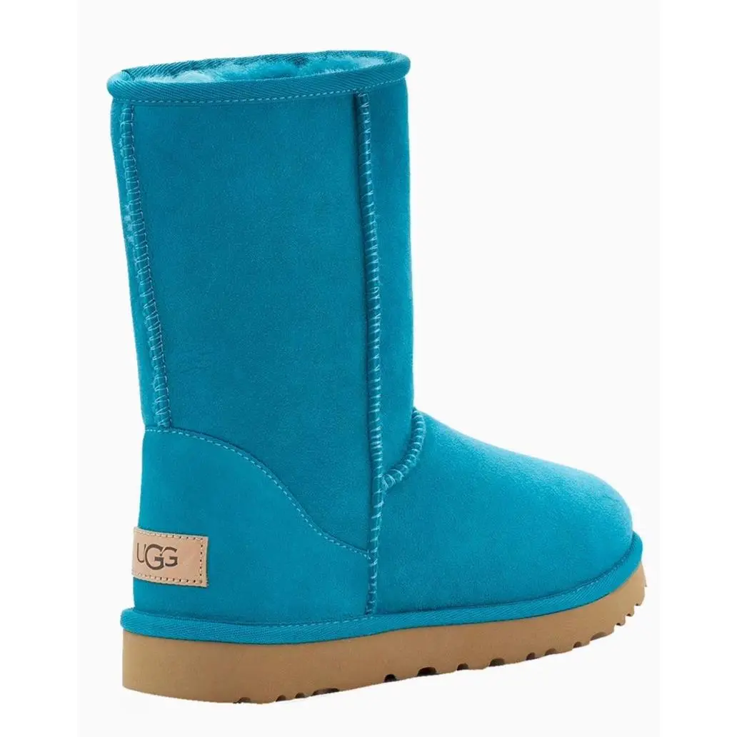Ugg Women`s Classic Short II Boot Aquatic Blue Turquoise 10