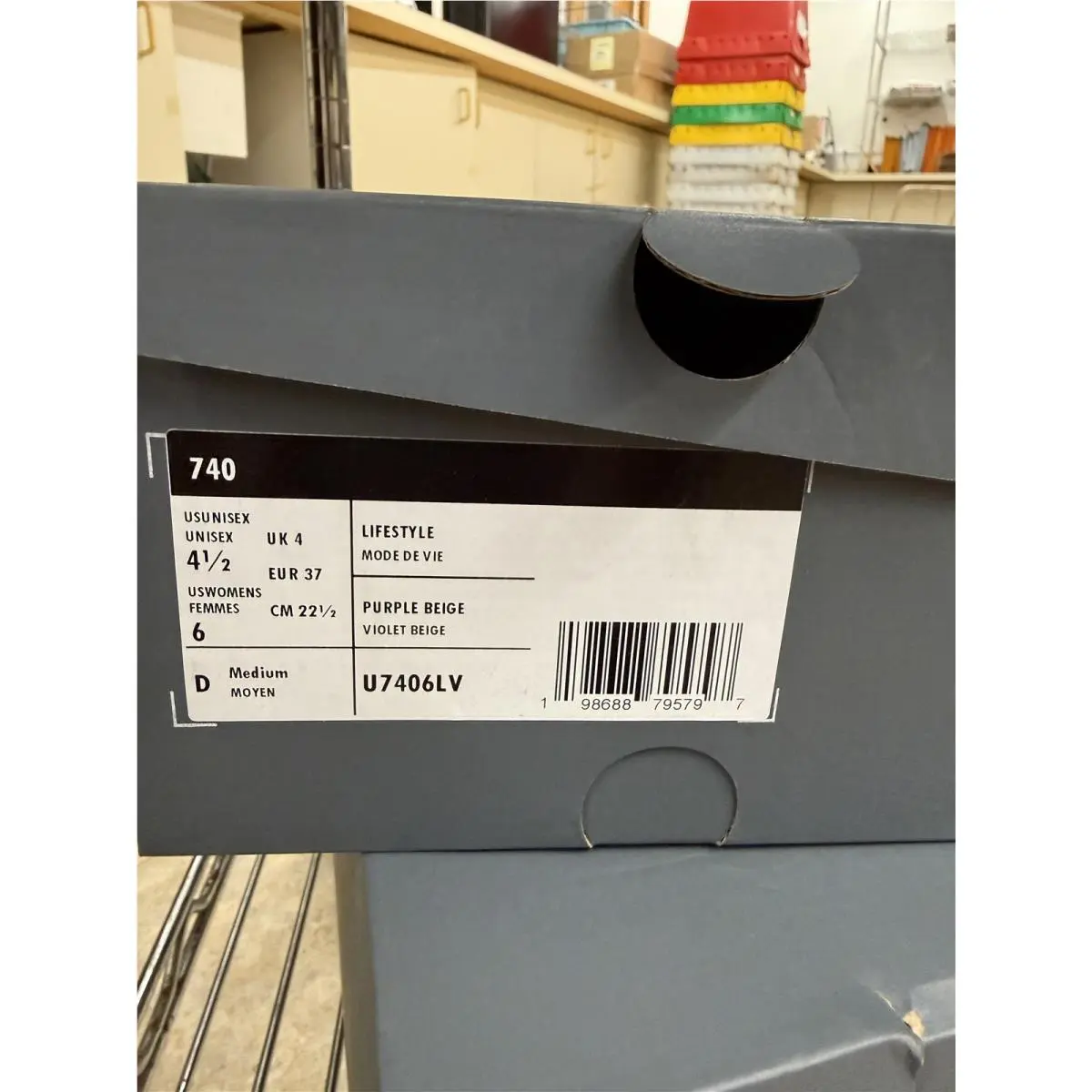 New Balance shoes - 7406 - U7406LV - Purple Beige 3