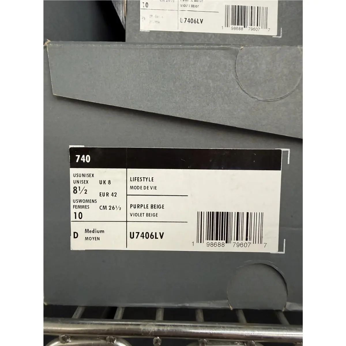 New Balance Unisex 740 Purple Beige U7406LV