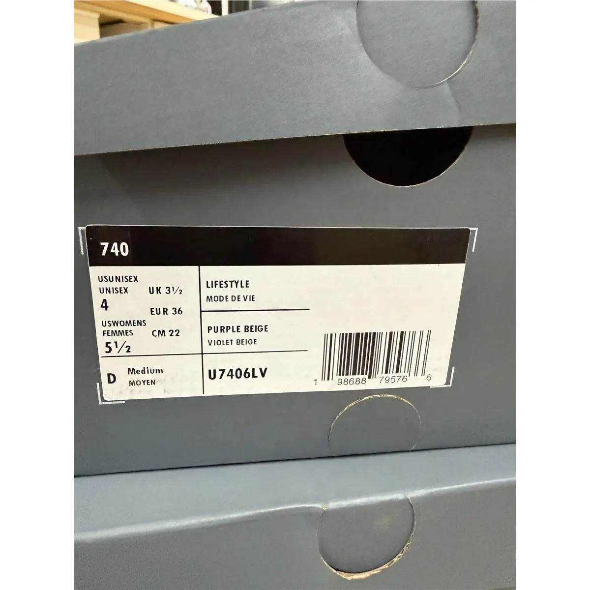 New Balance shoes - 7406 - U7406LV - Purple Beige 2
