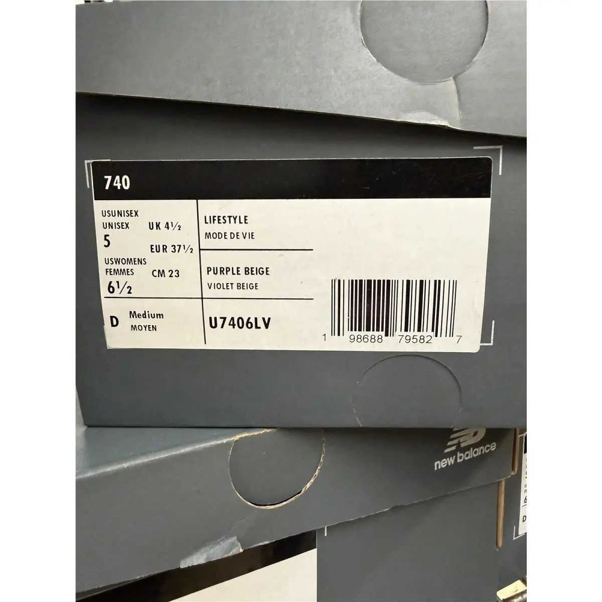New Balance shoes - 7406 - U7406LV - Purple Beige 4