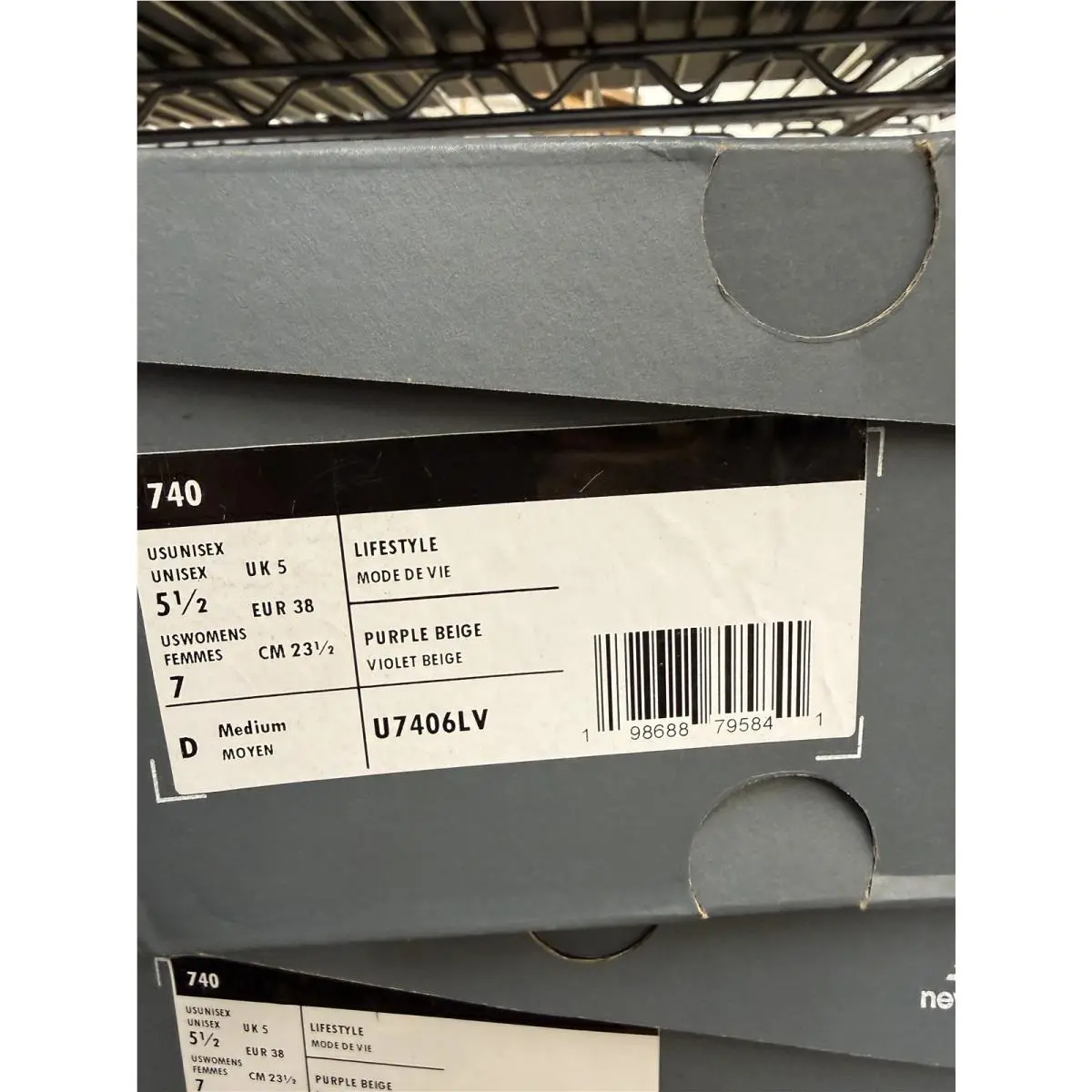 New Balance shoes - 7406 - U7406LV - Purple Beige 5