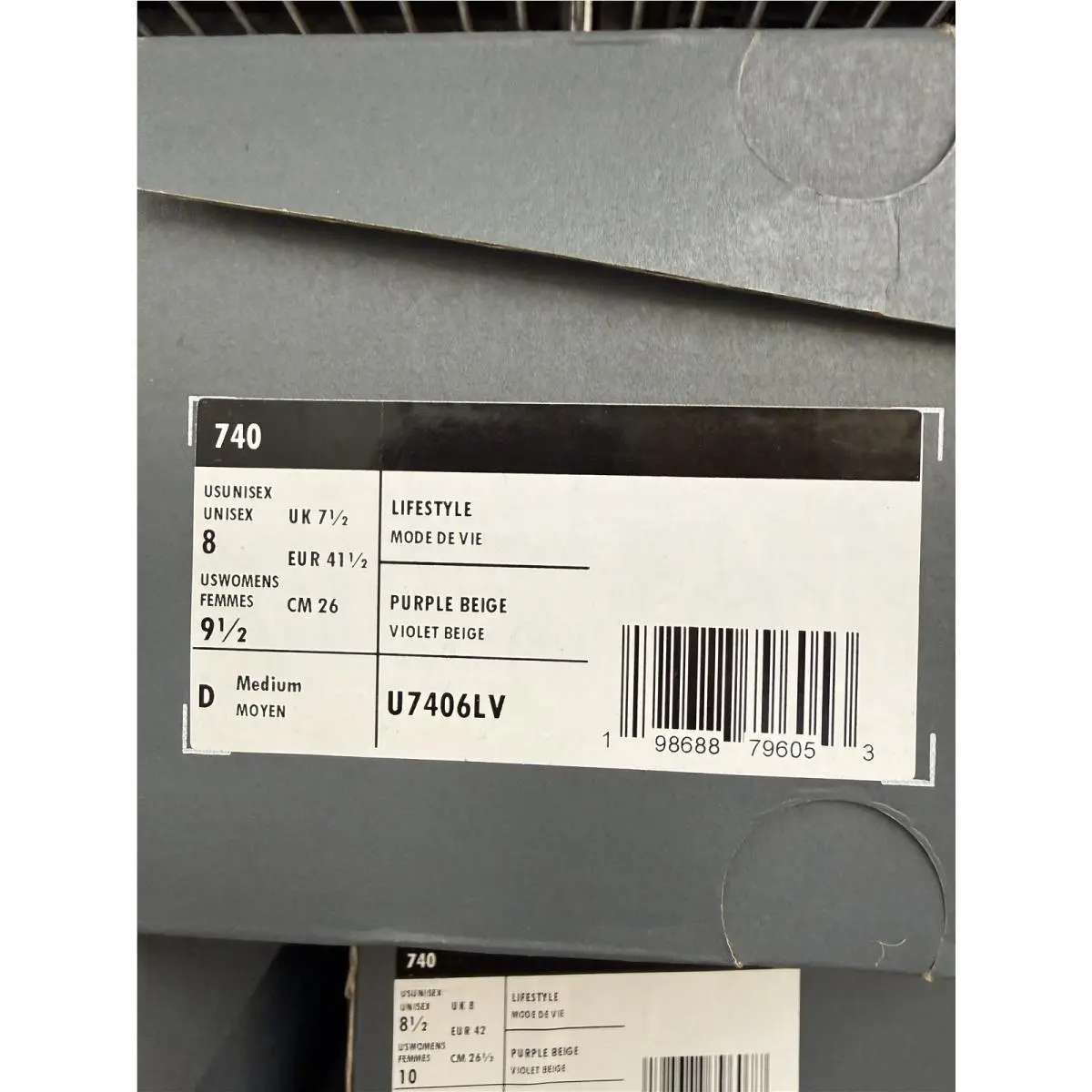 New Balance shoes - 7406 - U7406LV - Purple Beige 10