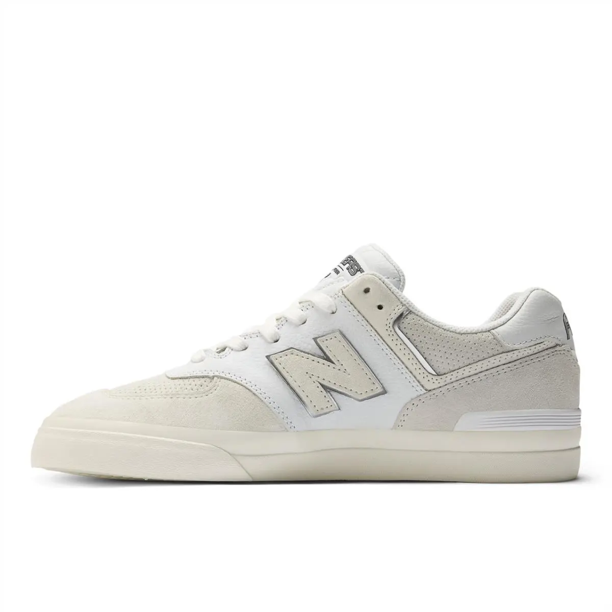New Balance shoes - New Balance Numeric Men`s Nb Numeric 574 Vulc White Shoes - NM574VAB - White 0