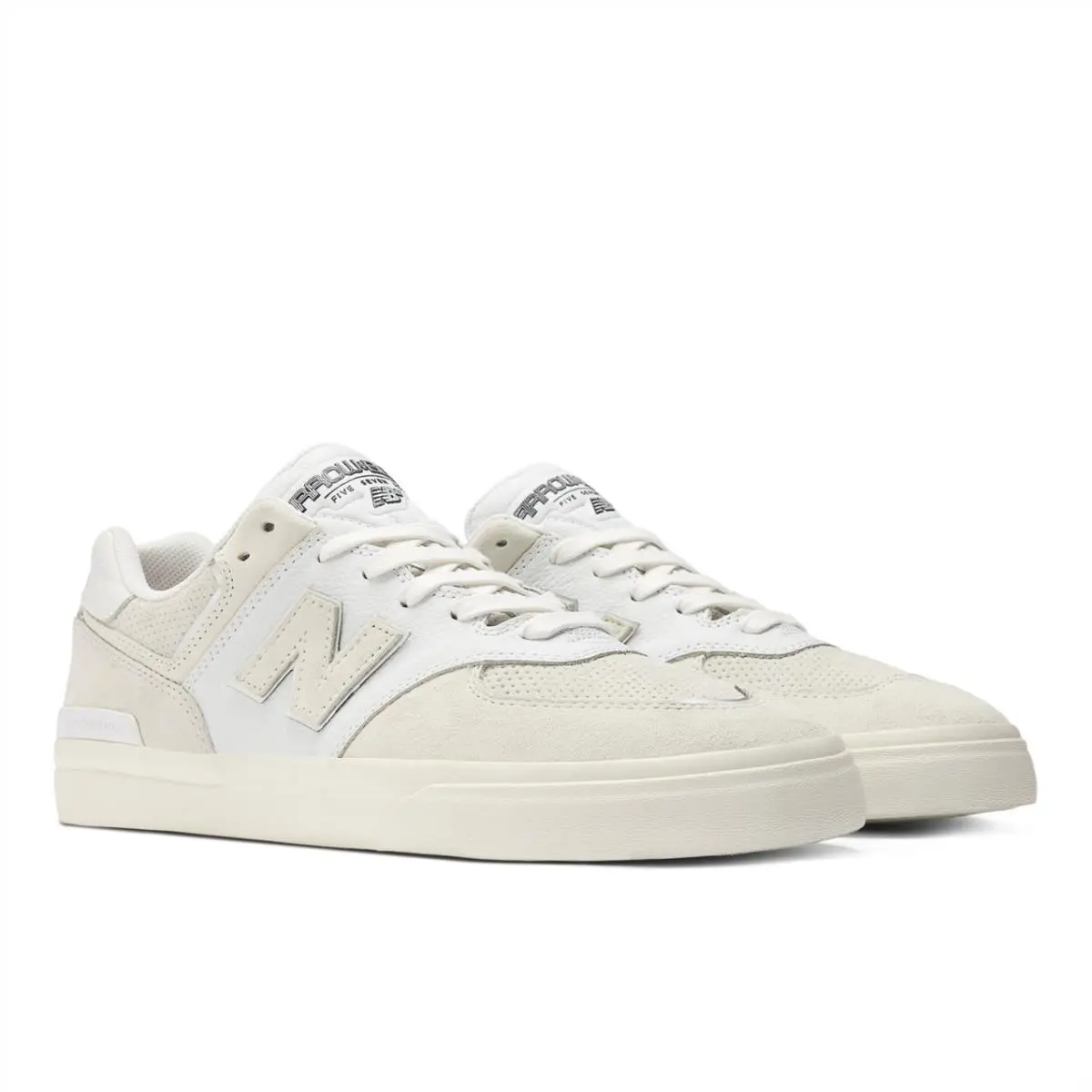 New Balance shoes - New Balance Numeric Men`s Nb Numeric 574 Vulc White Shoes - NM574VAB - White 3
