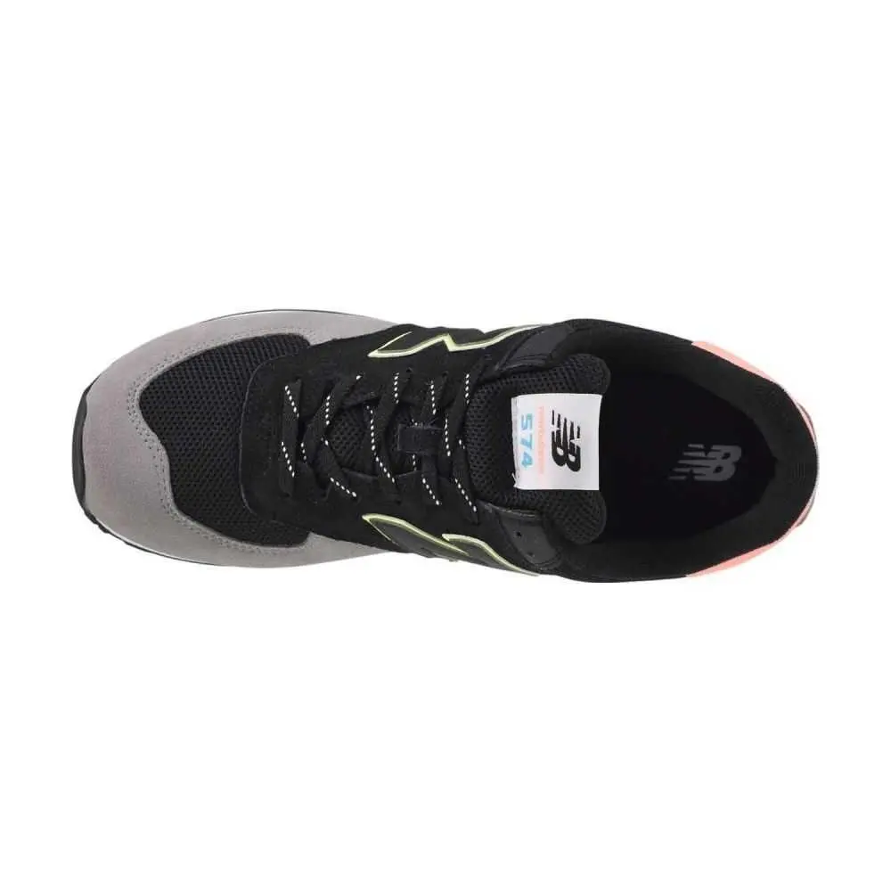 New Balance shoes - Blk/Gry/Neon 3