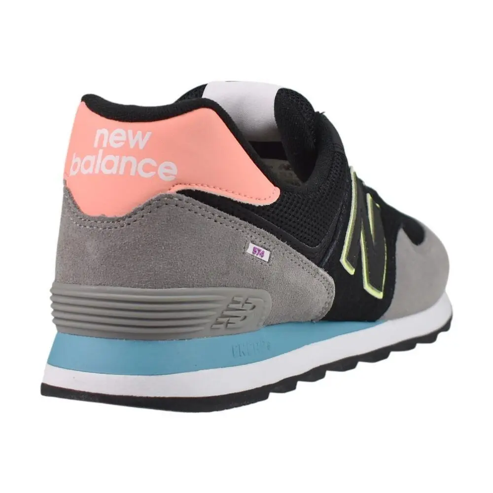 New Balance shoes - Blk/Gry/Neon 7