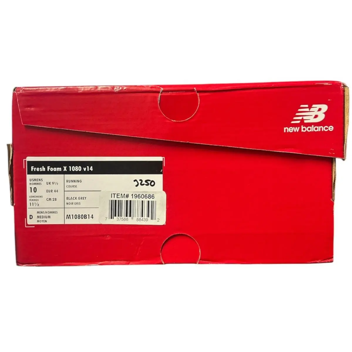 New Balance shoes - New Balance Fresh Foam 1080 - Black Grey 8