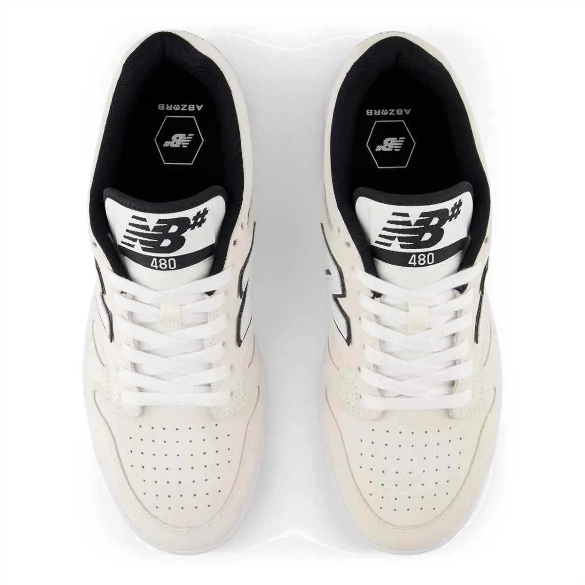 New Balance shoes - New Balance Numeric Men`s Nb Numeric 480 White Shoes - NM480SWG - White 7