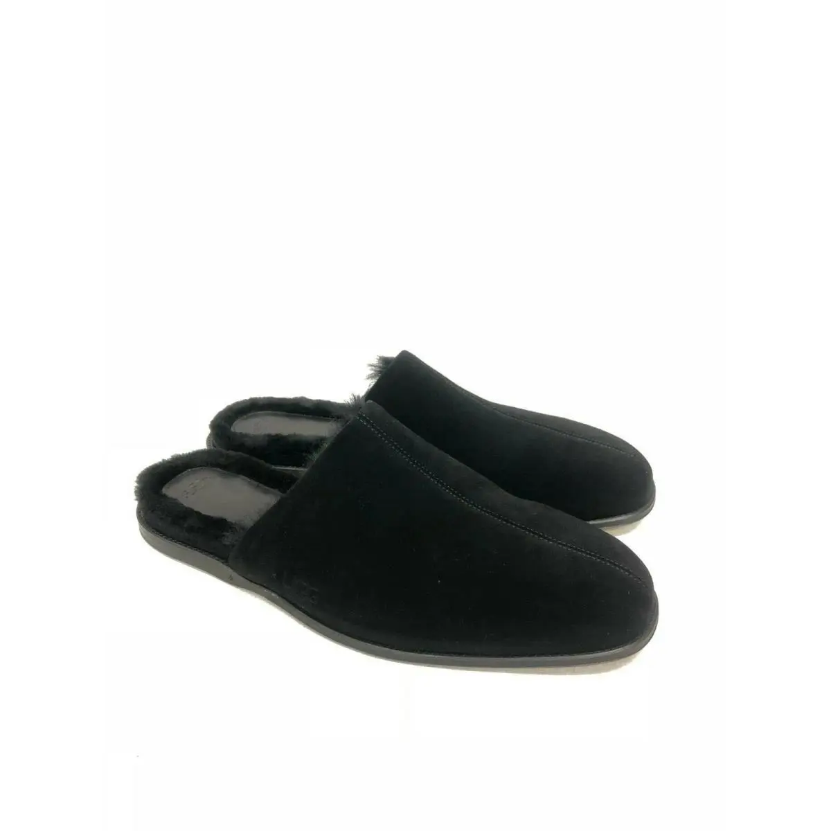 Ugg Men`s Chateau Slip-on Slipper Black Suede 1106494 Toscana Scuffs Size 7