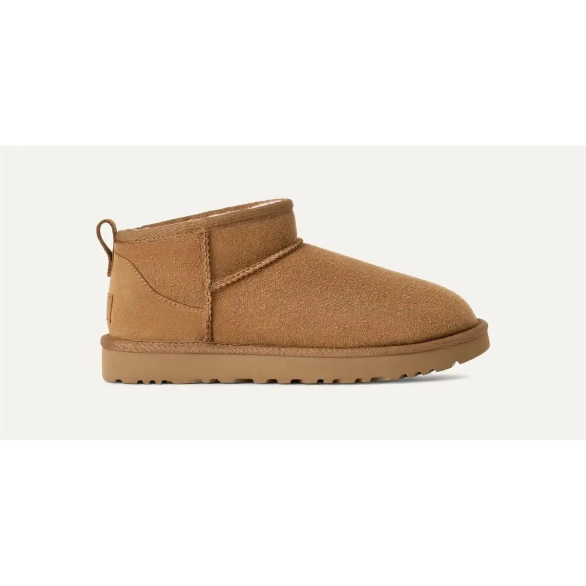 Ugg Classic Ultra Mini Chestnut Suede Boots Womens Size 8