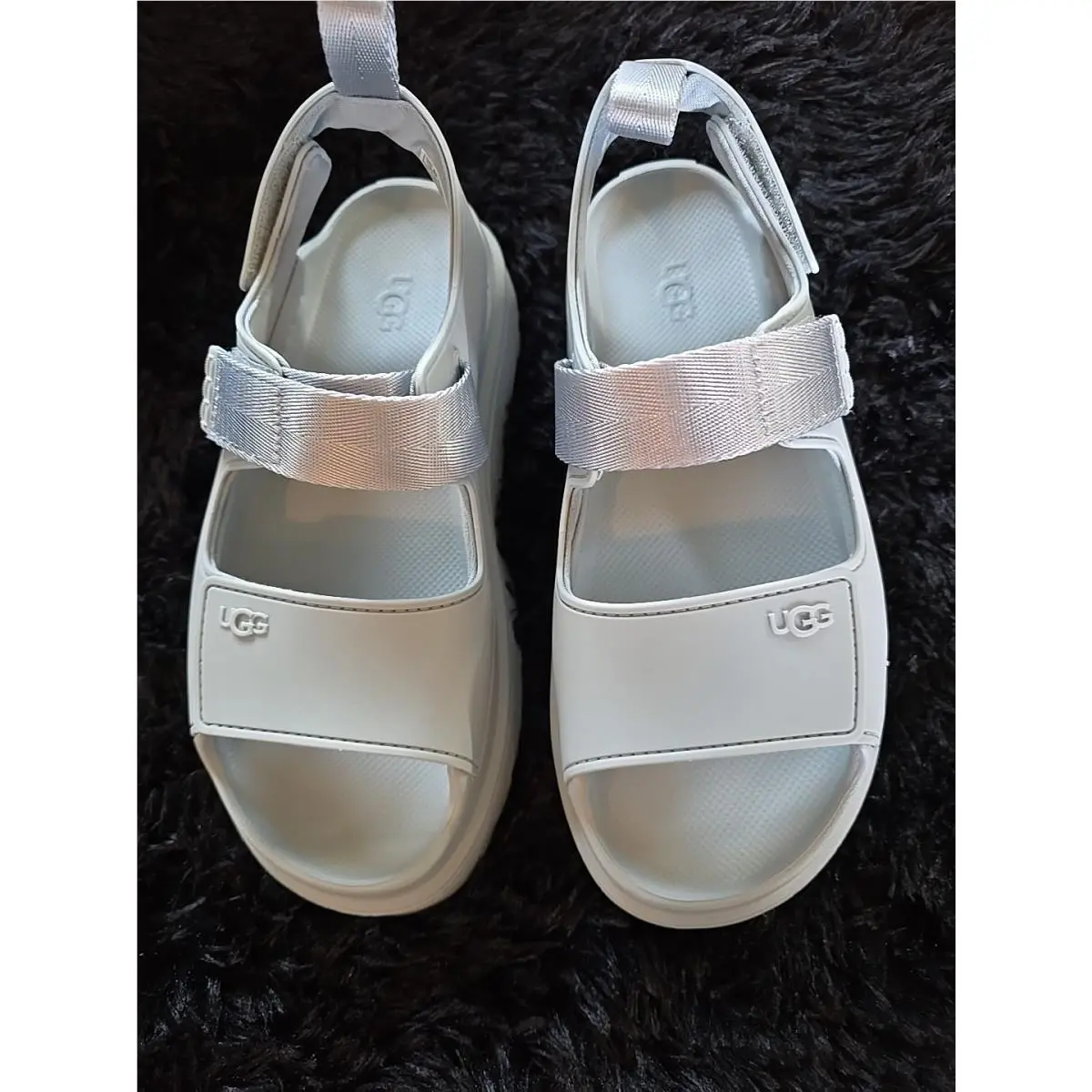 Ugg Goldenglow Sandal In The Color Sea Foam-- with Packaging