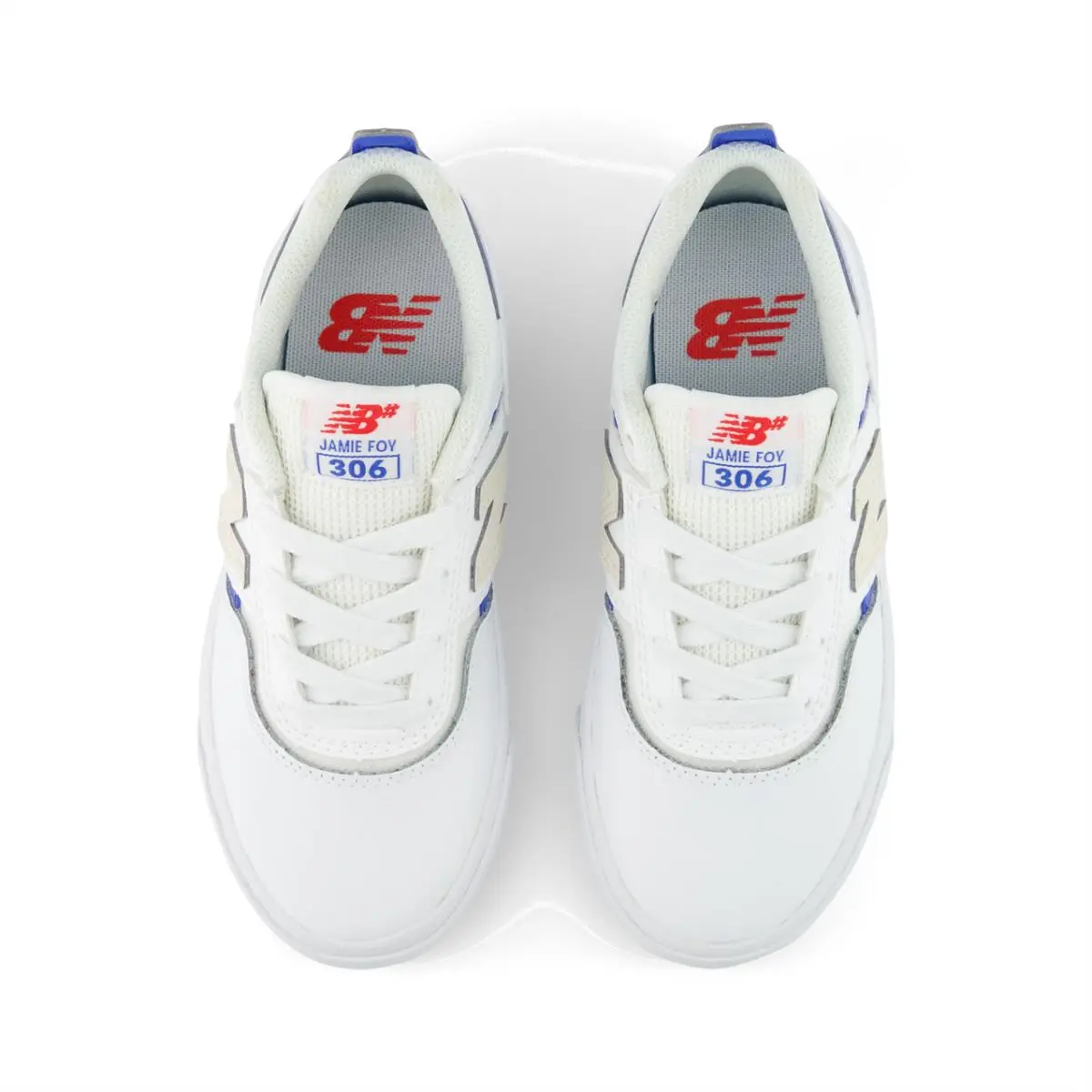 New Balance shoes - New Balance Numeric Kids Jamie Foy 306 Nb 103 White Shoes - UYS30BRW - Nb 103 White 57