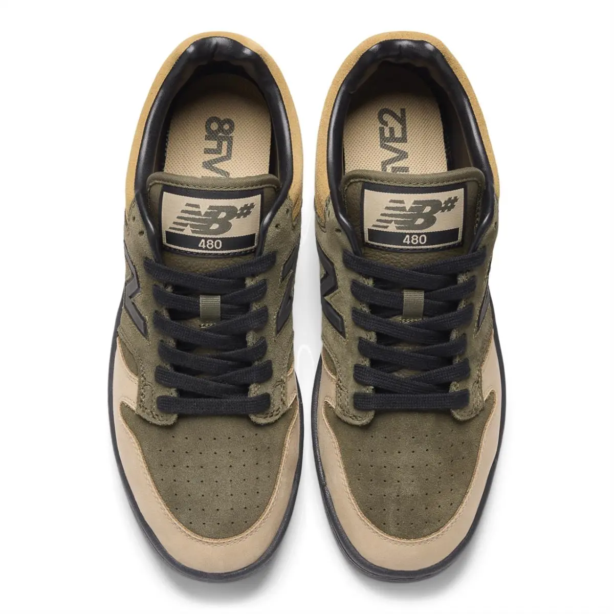 New Balance shoes - New Balance Numeric Men`s 8Five2 X Nb Numeric 480 Olive Shoes - NM480EFT - Olive 7
