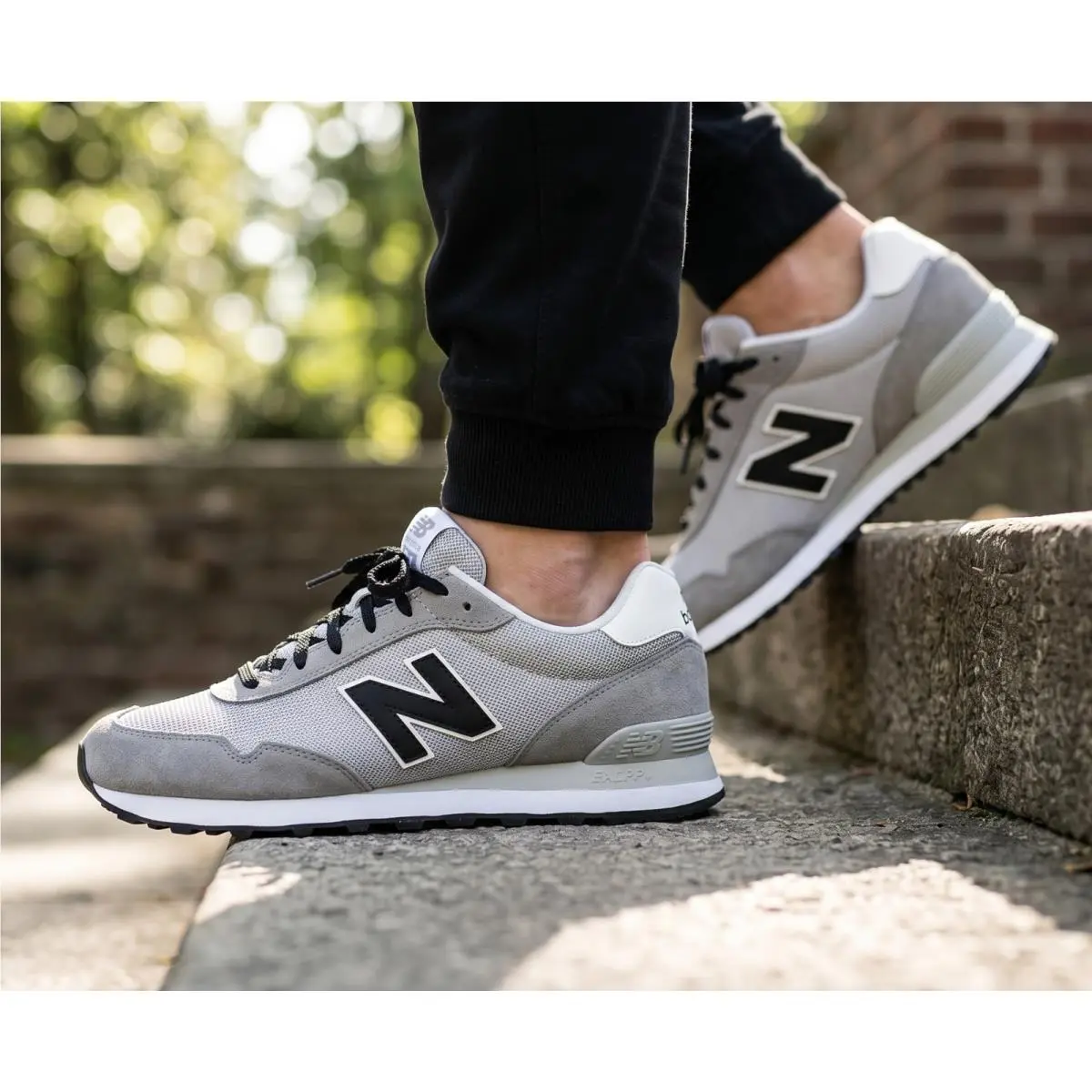 Balance 515 Athletic Sneaker Running Shoes Mens Gray Black All Sizes