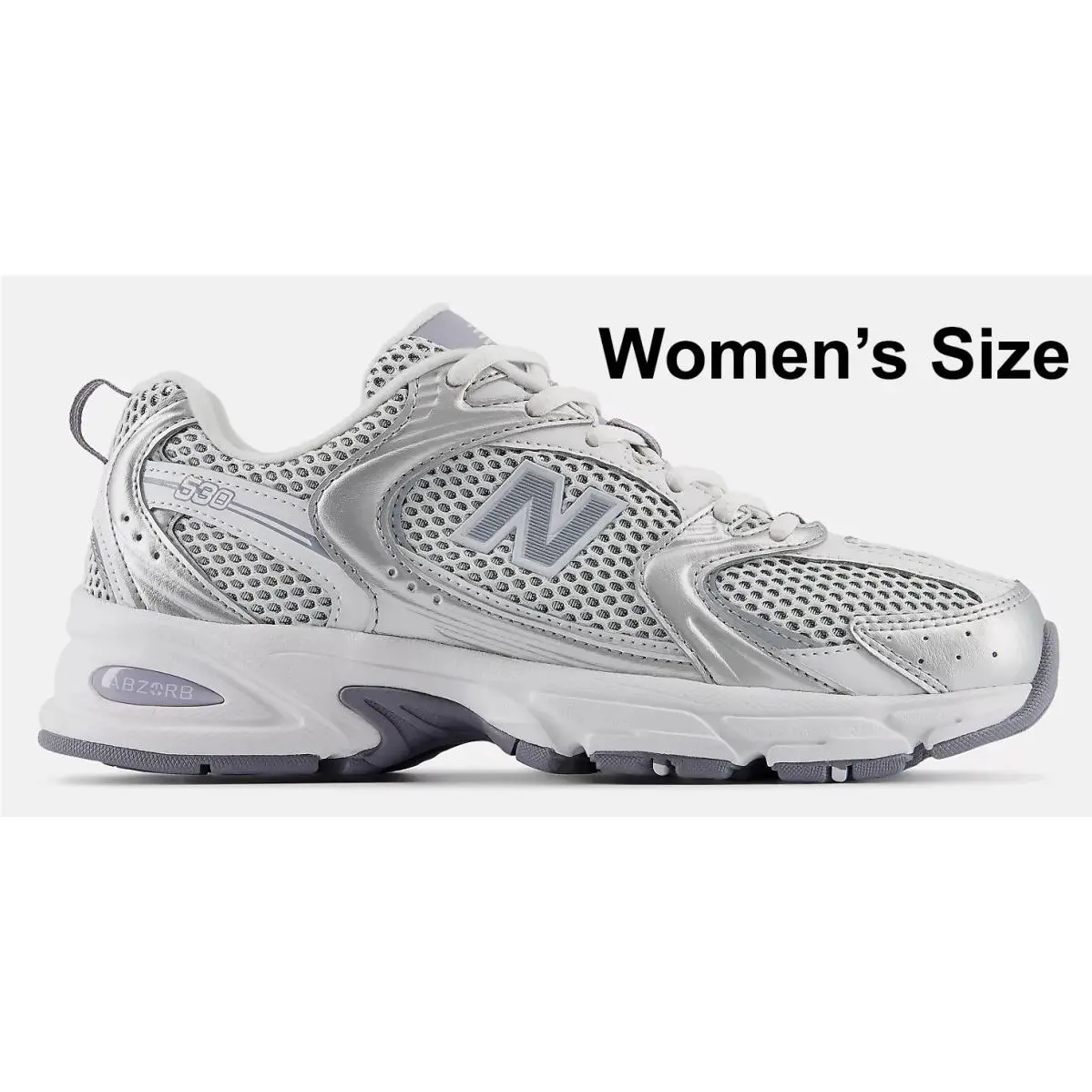 New Balance shoes - New Balance 530 - SILVER METALLIC with SEA SALT and APOLLO GOLD 44