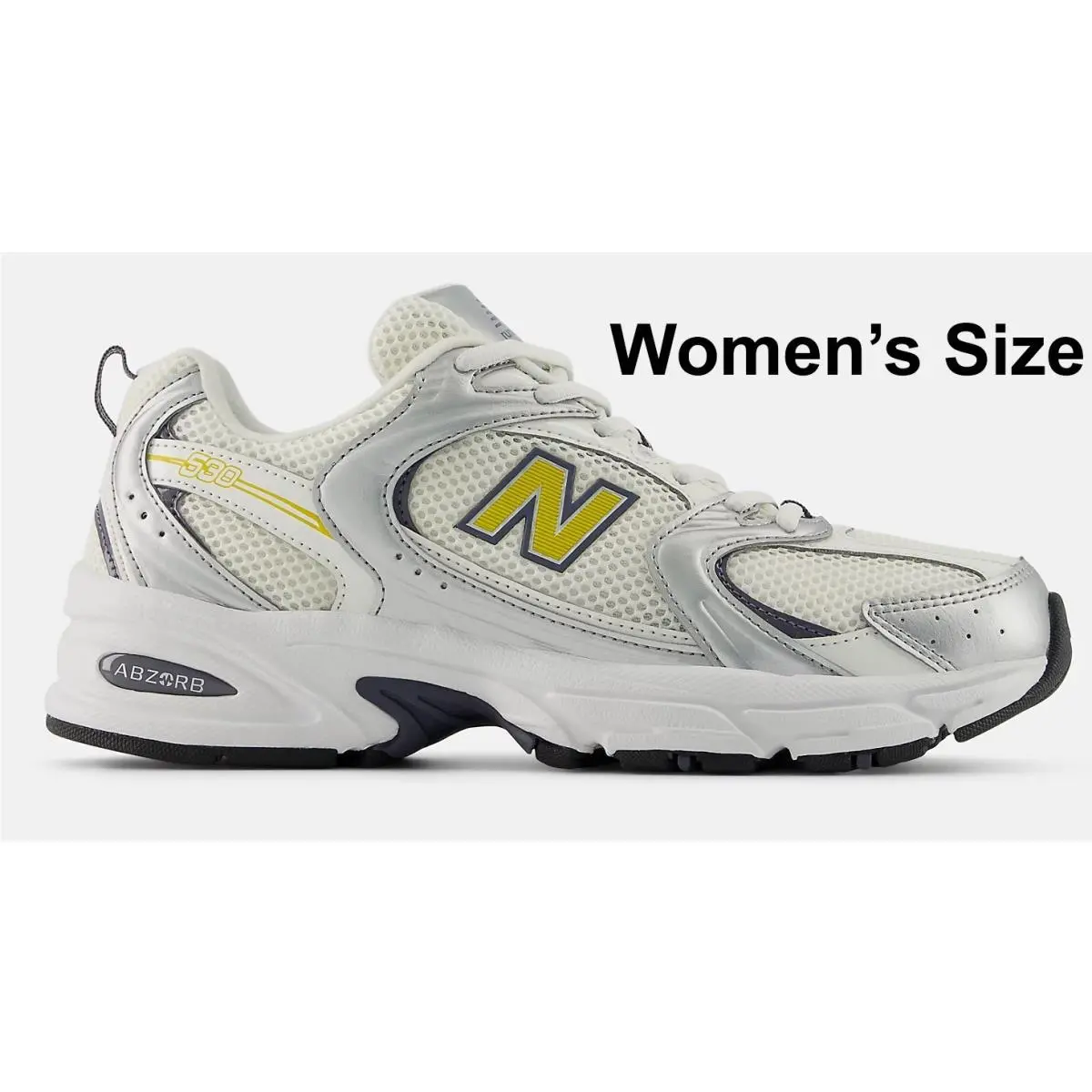 New Balance shoes - New Balance 530 - SILVER METALLIC with SEA SALT and APOLLO GOLD 5