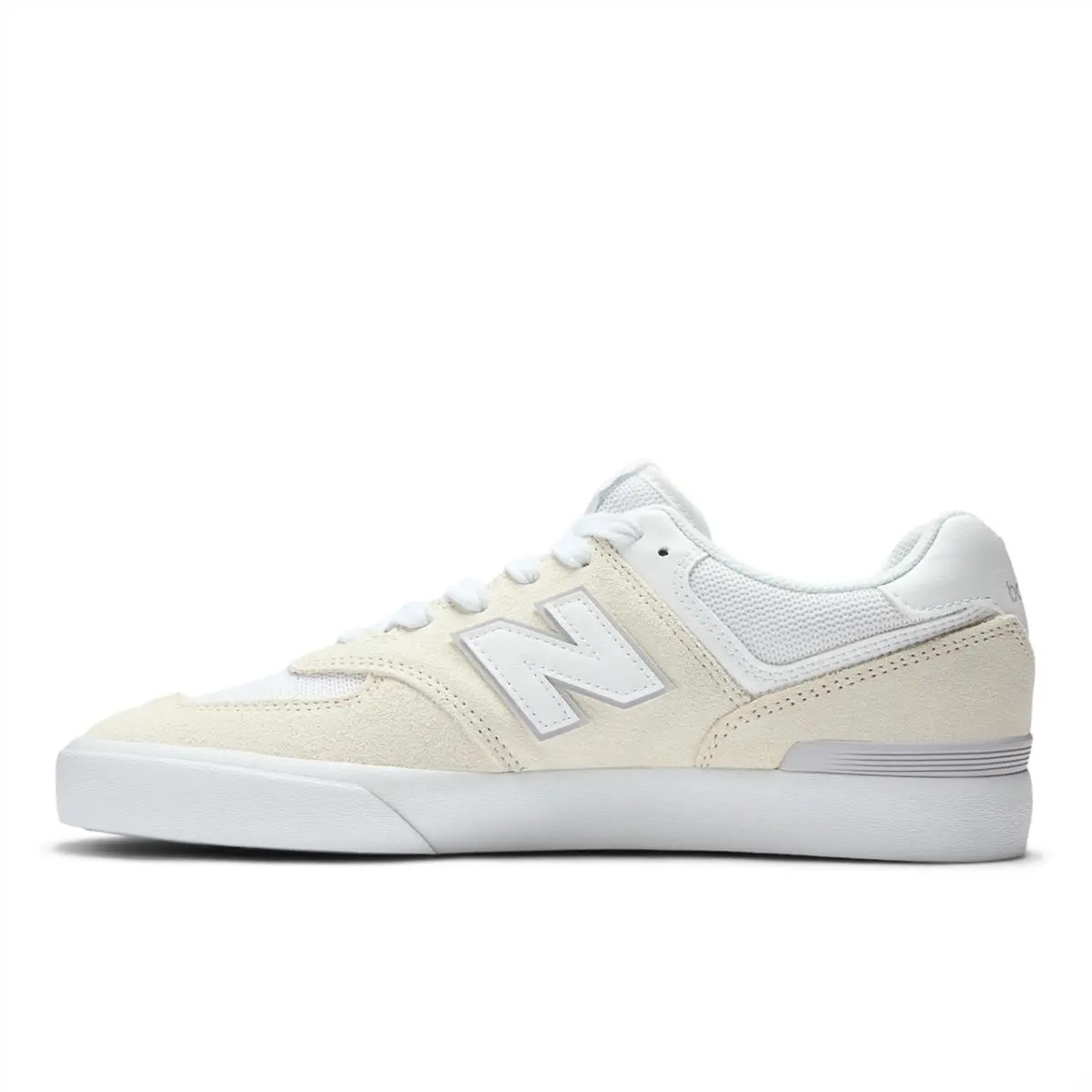 New Balance shoes - New Balance Numeric Men`s Nb Numeric 574 Vulc White Shoes - NM574VOW - White 5