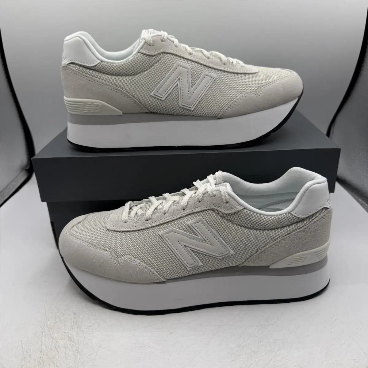 New Balance 515H Platform Shoes Womens Sz 11 B White Lifestyle Sneakers WL515HWH