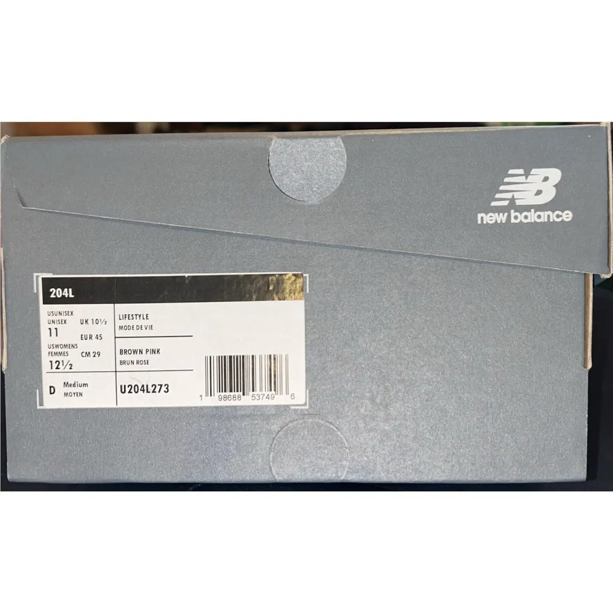 New Balance shoes - NEW BALANCE - U204L273 - Brown/pink 9