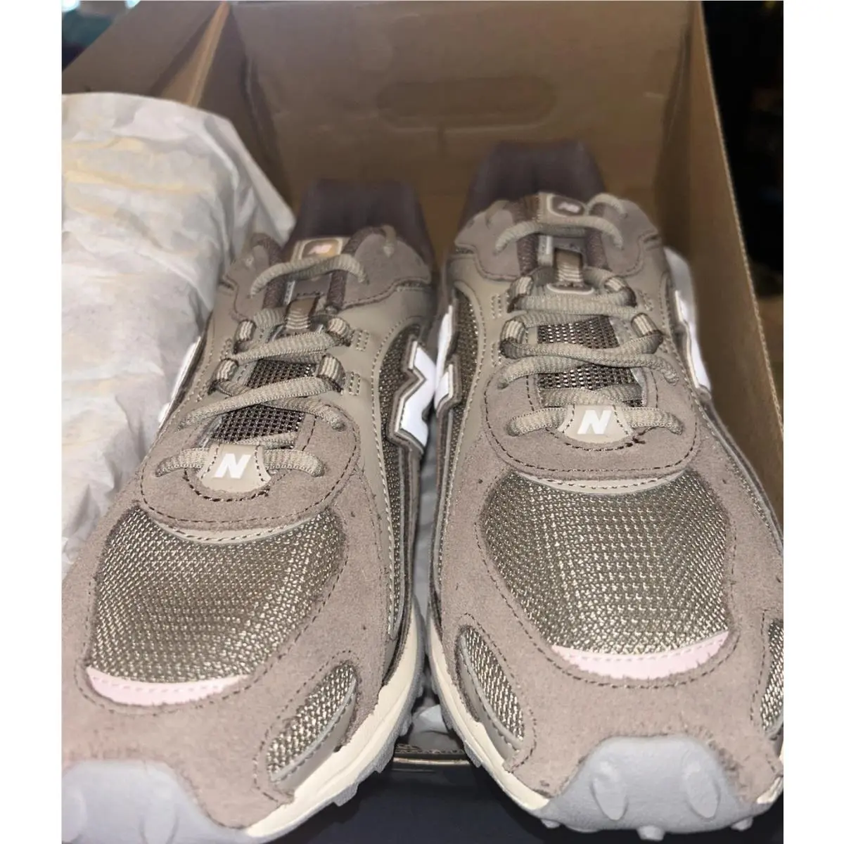 New Balance shoes - NEW BALANCE - U204L273 - Brown/pink 4