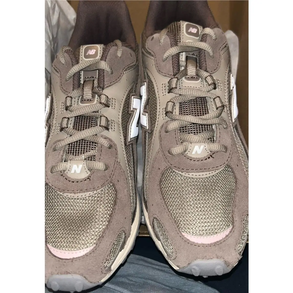 New Balance shoes - NEW BALANCE - U204L273 - Brown/pink 5