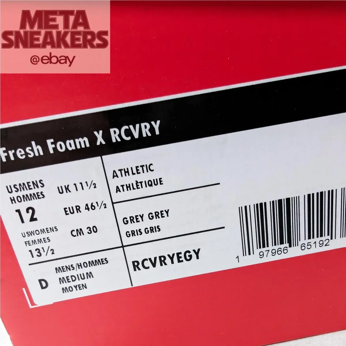New Balance shoes - New Balance Fresh Foam RCVRY - RCVRYEGY - Gray 1